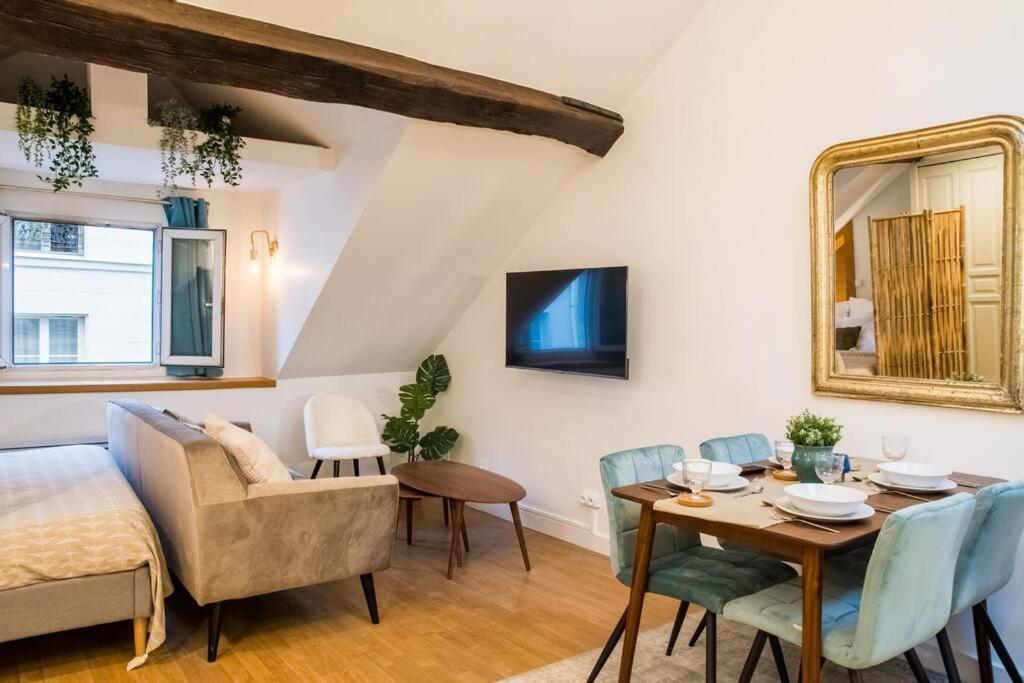 Spacious Studio In Paris Hyper Center - Smart Tv & Wifi - 4P Apartment Exterior foto